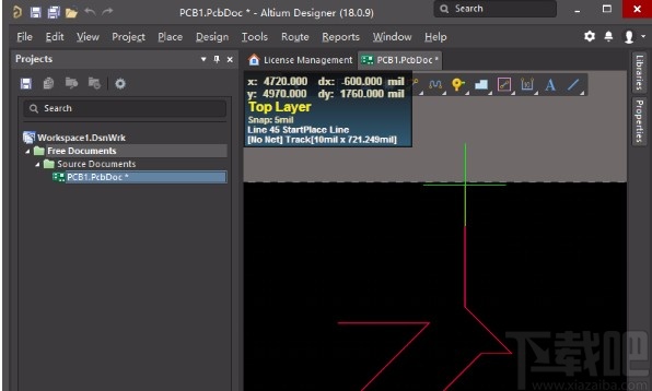 altium designer设置线宽的方法