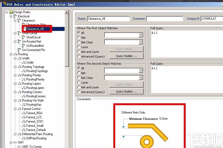 altium designer设置线宽的方法