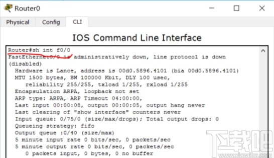 packet tracer查看激活端口的方法