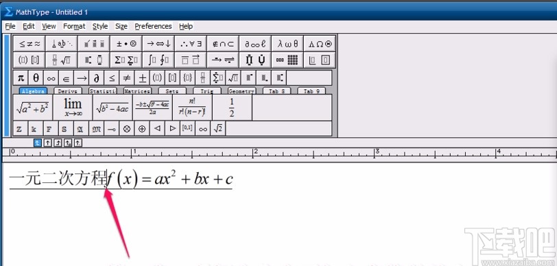 mathtype打空格的方法