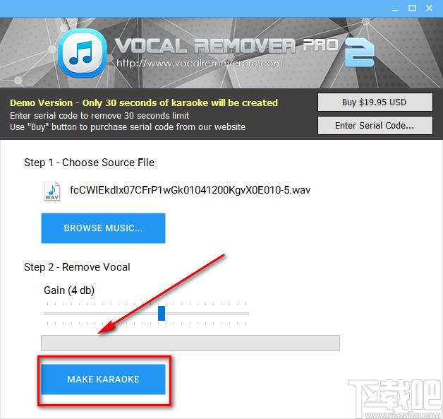 Vocal Remover pro去除人声的方法