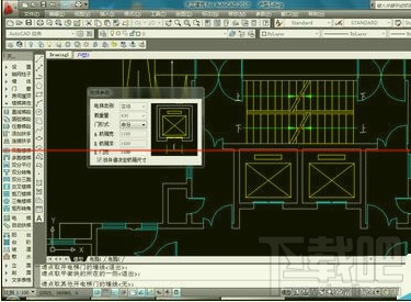 cad建筑平面图中怎么为建筑户型添加电梯？