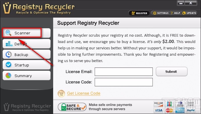 Registry Recycler清理注册表的方法