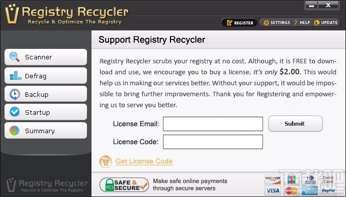 Registry Recycler清理注册表的方法