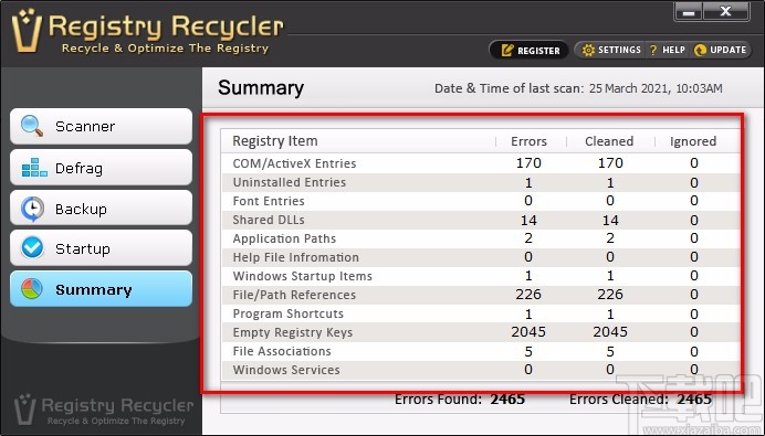 Registry Recycler清理注册表的方法