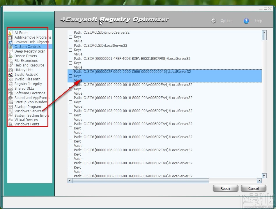 4Easysoft Registry Cleaner清理修复注册表的方法