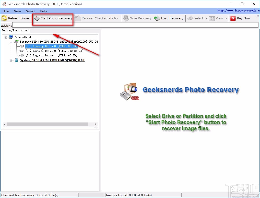 GeekSnerds Photo Recovery恢复图片的方法