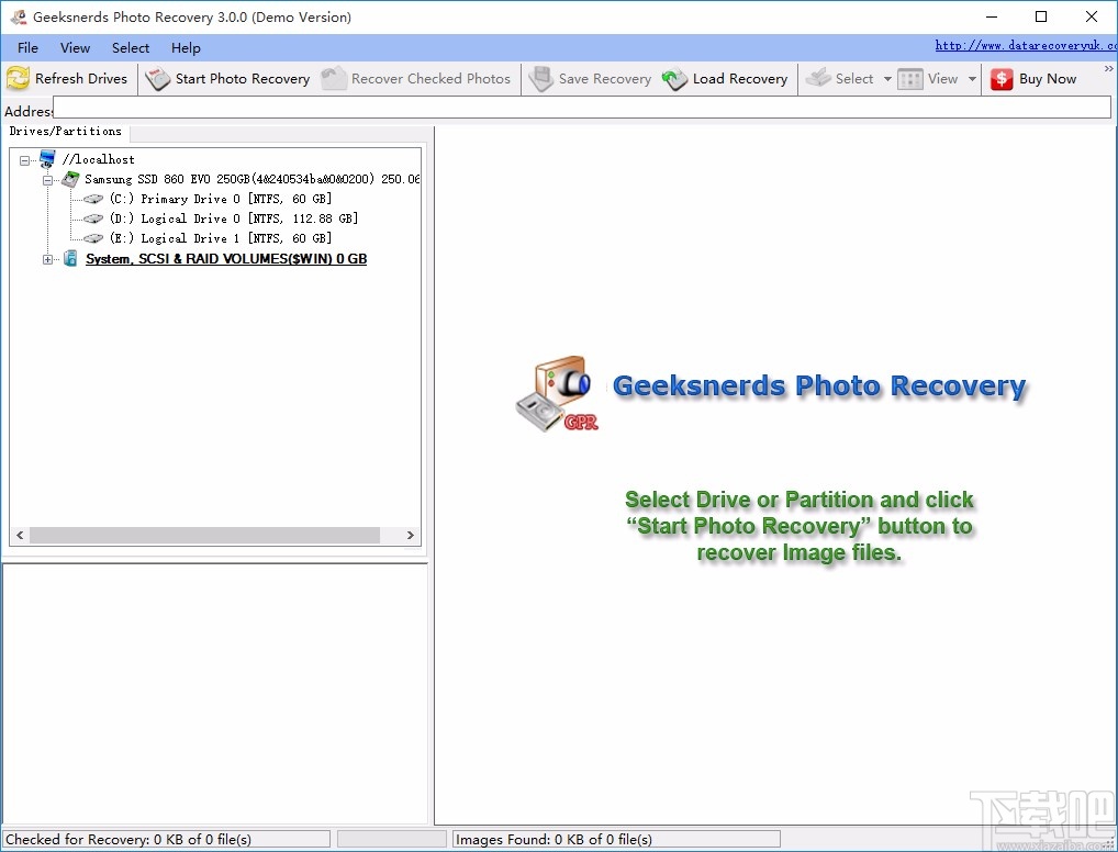 GeekSnerds Photo Recovery恢复图片的方法