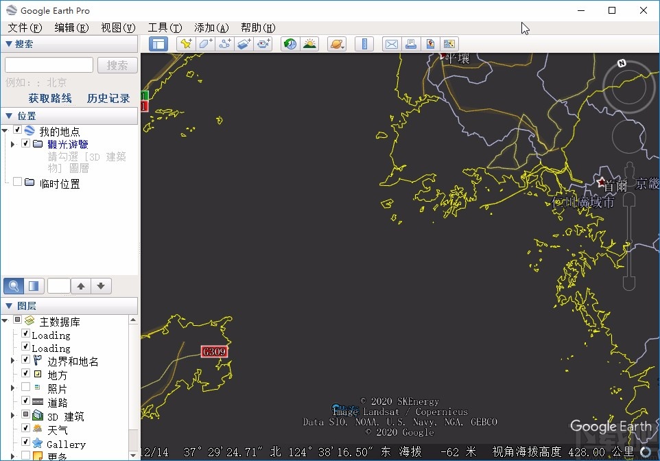 谷歌地球测量距离的方法