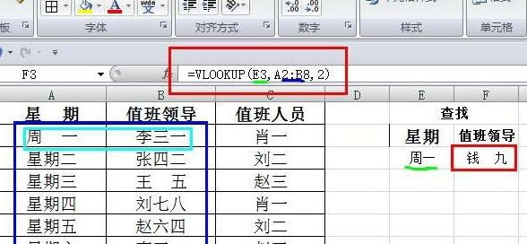 vlookup函数列序表v不出来解决方法