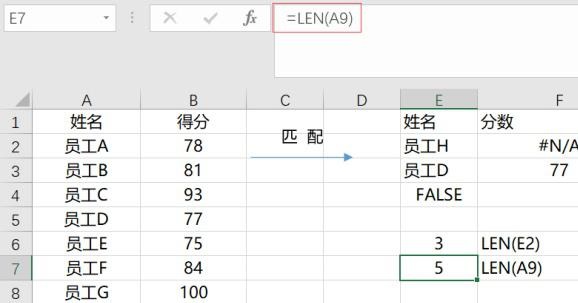 vlookup函数匹配不出来的原因介绍