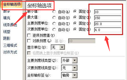 excel设置坐标轴格式教程分享